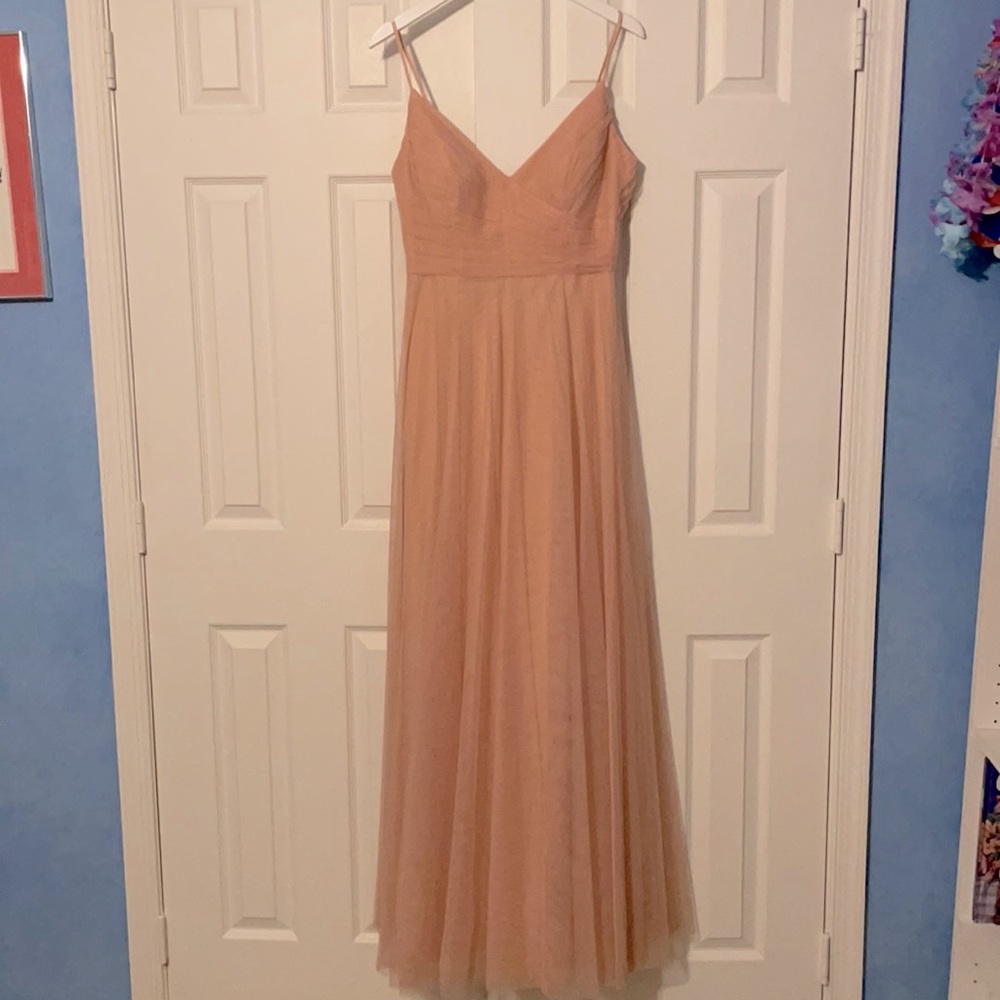 Jenny Yoo Bridesmaid Dress Brielle in Cameo Pink Size 12